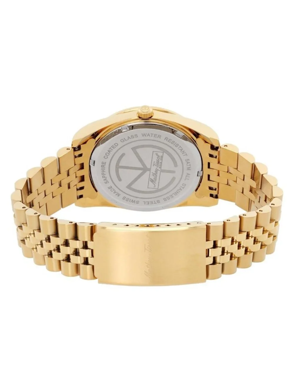 NWT Mathey-Tissot Mathy IV Quartz Mother of Pearl Dial Men's Watch